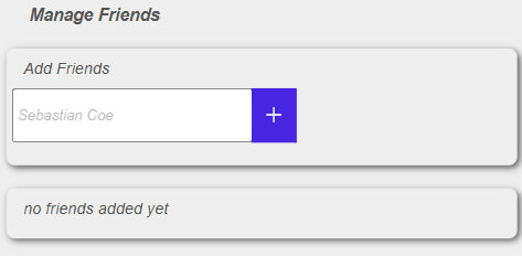 manage friends form